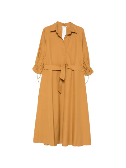 Max Mara Mirto belted ruffled dress Neutrals 2611221152600