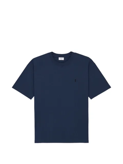 Saint Laurent logo-embroidered T-shirt Blue 832941Y37HC