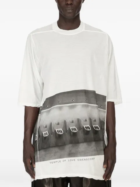 Rick Owens Jumbo T-shirt White RR01F2208BHEP4