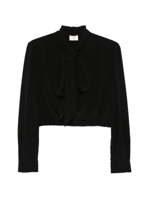 Saint Laurent tie blouse Black 856831Y100W