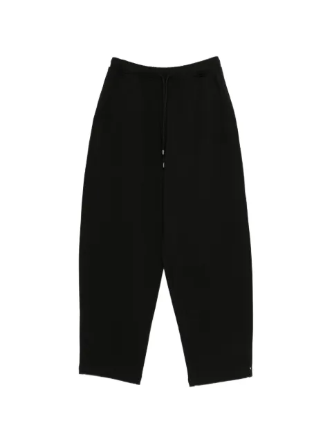 Sportmax Spdnespola drawstring elasticated-waistband track pants Black 2612781015600