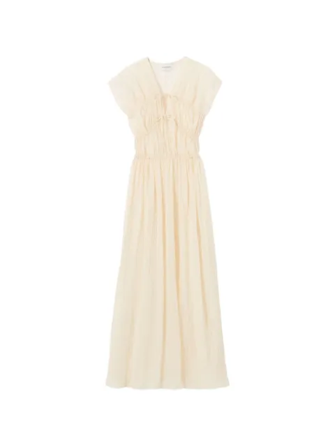 Claudie Pierlot flowy maxi dress Neutrals CFPRO03020