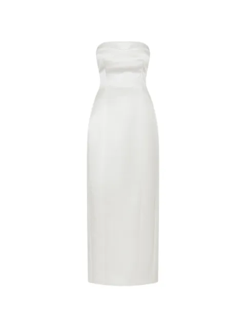 Nicholas Kasia strapless midi dress White H25D2829AB