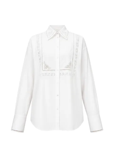 Ermanno Scervino broderie-anglaise shirt White D482K332RBQPB