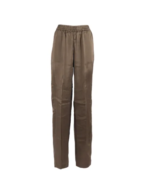 ASPESI elasticated trousers Brown 122967777332