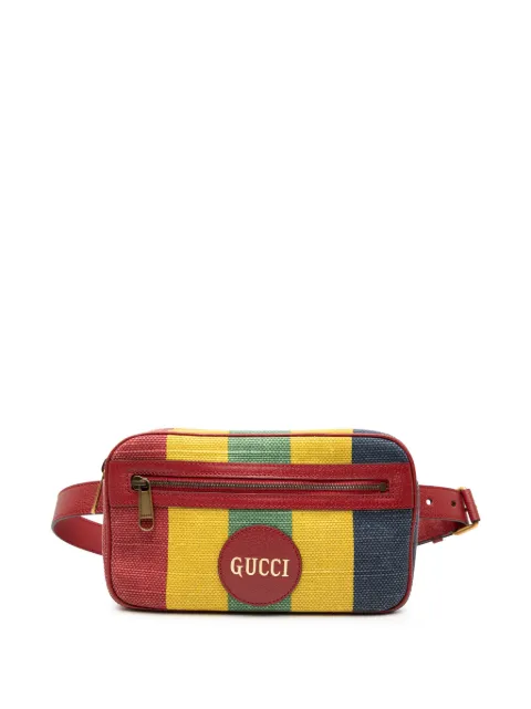 Gucci Pre-Owned 2016-2025 Baiadera Canvas Stripe belt bag Multicolour XPCXRM85E17BHMIW
