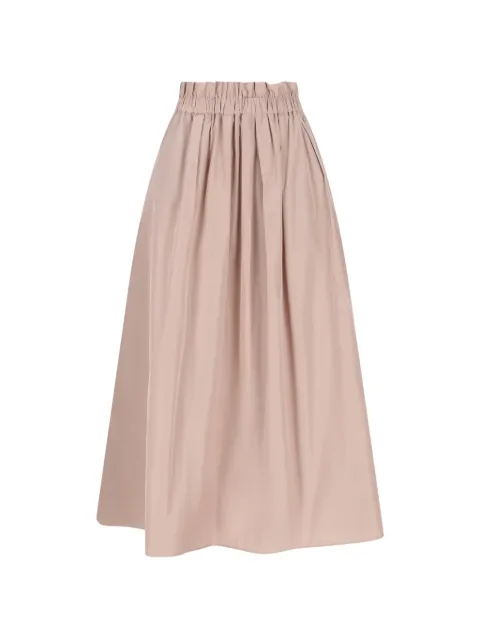Herno taffeta A-line skirt Neutrals GN000044D12483Z4035