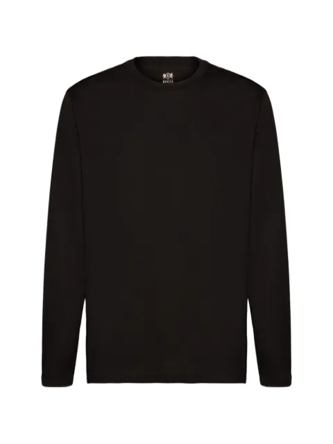 Boggi Milano cotton T-shirt Black BO24C005902
