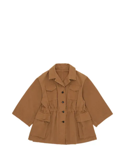 Fortela Sahariana patch-pocket jacket Brown WFLEGIA0005TCAO