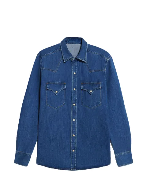 Fortela Ntex Texan front yoke flapped shirt Blue NTEX00403D310