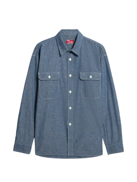 Fortela Sail flap-pocket shirt Blue SAILGP003SKY