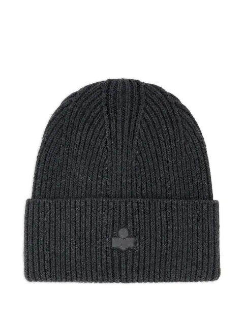 ISABEL MARANT Mayers ribbed beanie hat Grey BE037MFBD1D02A