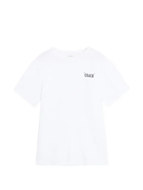 Fortela printed T-shirt White COACHT9930SWHI
