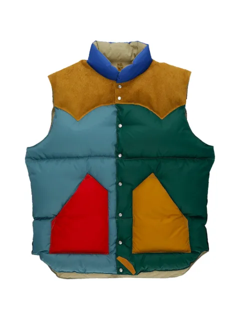Fortela patch pockets gilets Green DOWNVESTFTLRO003MIX