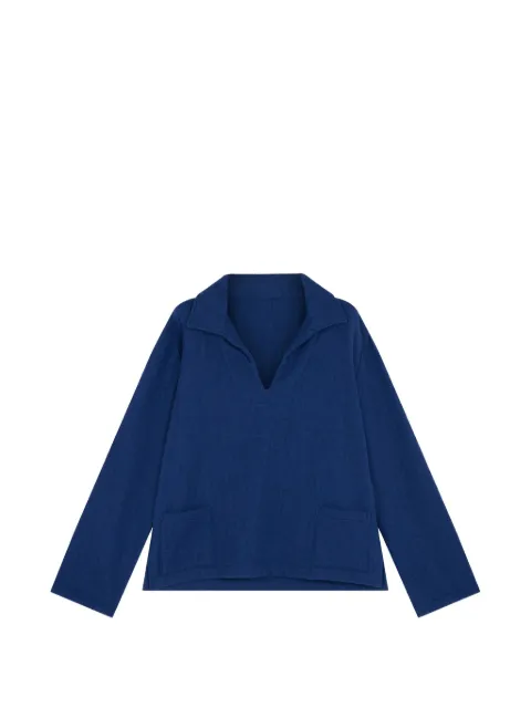 Fortela Franco2 V-neck sweater Blue FRANCO2MA828BLU