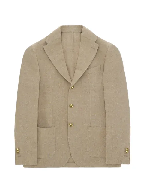 Fortela Mag patch-pocket blazer Neutrals MAG00330NAT
