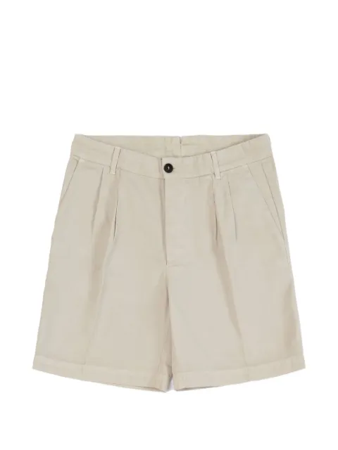 Fortela pleated bermuda shorts Neutrals BEACHSHORT00313OFF