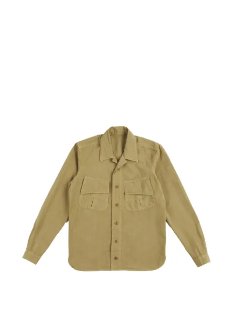 Fortela Meckongt flap-pocket overshirt Brown MECKONGTMA187CED