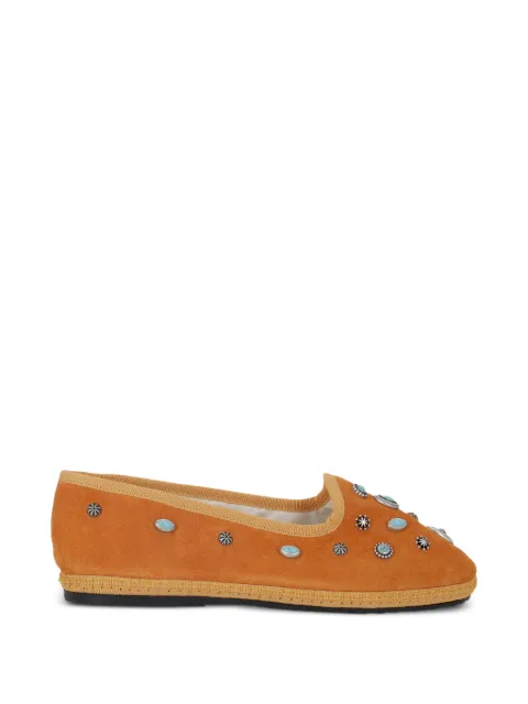 Fortela Friulan suede slippers Orange WFRUTATEB010C126