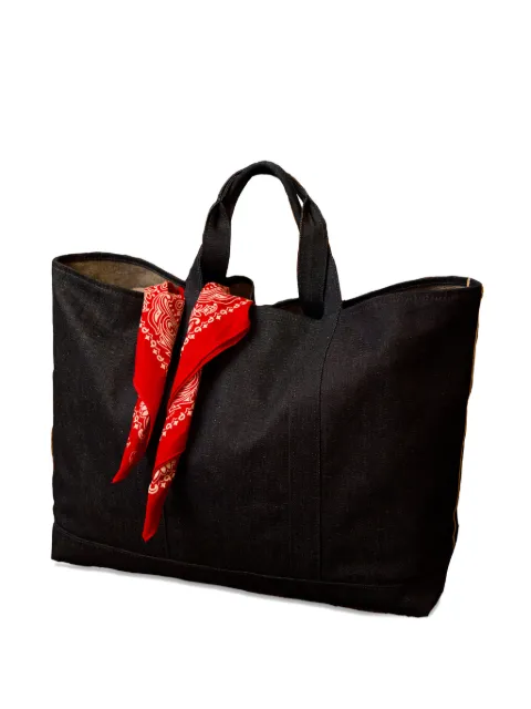 Fortela Tawel reinforced stitching tote bag Black TAWELBAG00915D368