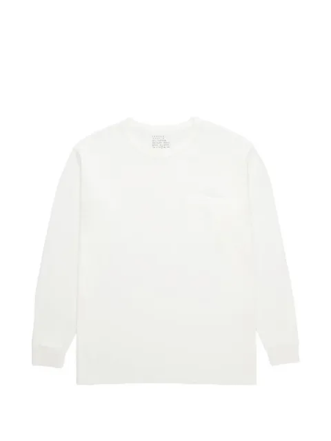 Fortela long-sleeve pocket T-shirt White JAPTLFRT01WHI