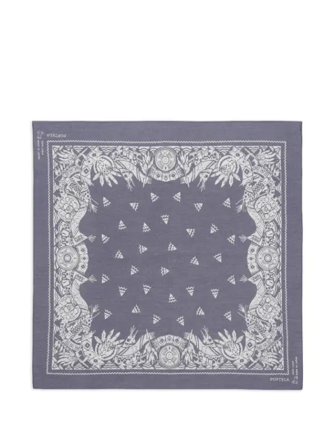 Fortela apache-print cotton bandana Blue BANDANAAPACHAVI