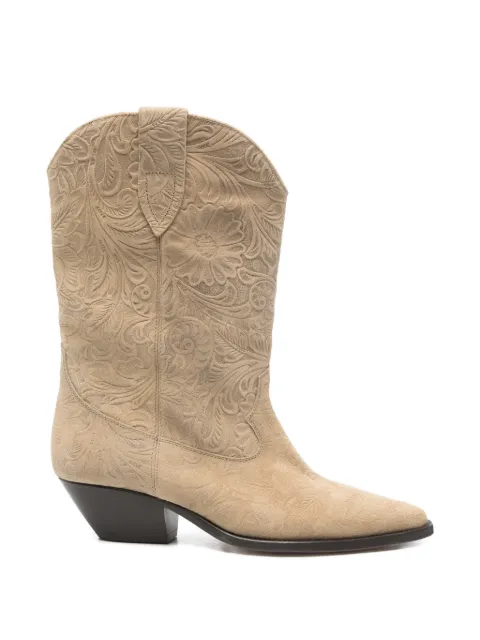 ISABEL MARANT Duerto suede cowboy boots Neutrals BO0003FAD2A14S