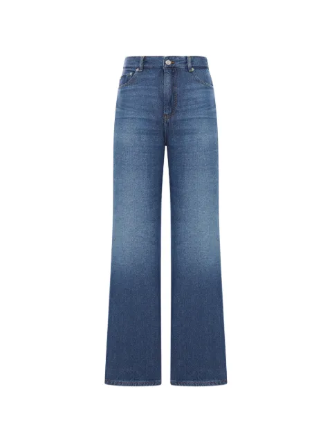 GANNI cotton jeans Blue A1100044