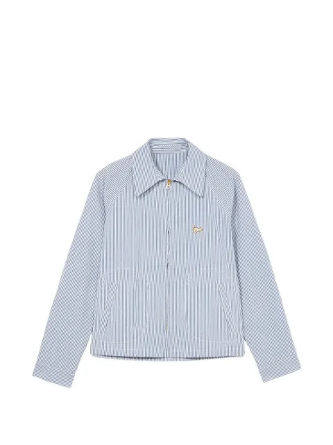 Fortela Zuma striped zip-up overshirt Blue ZUMA00012BLU