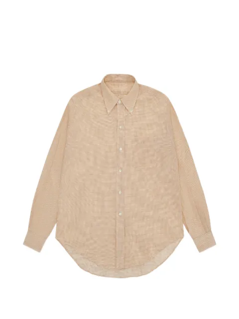 Fortela checked shirt Yellow KING01096YEL