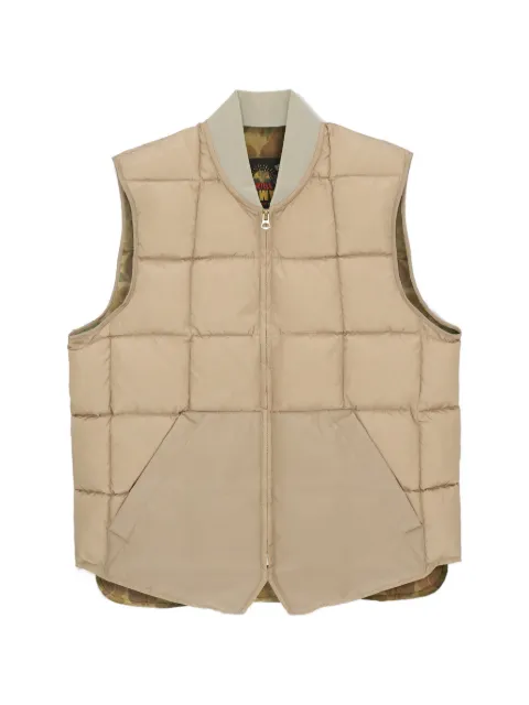 Fortela Vest2 padded sleeveless waistcoat Neutrals VEST2LEO02CAM