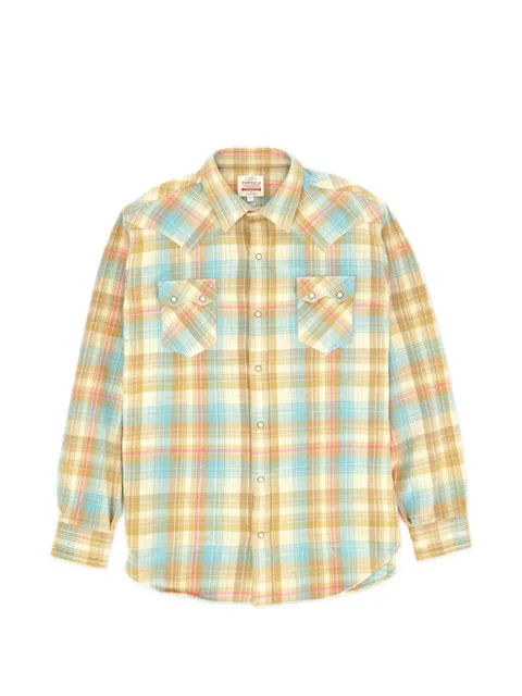 Fortela Josh checked shirt Yellow JOSHPS002CK2