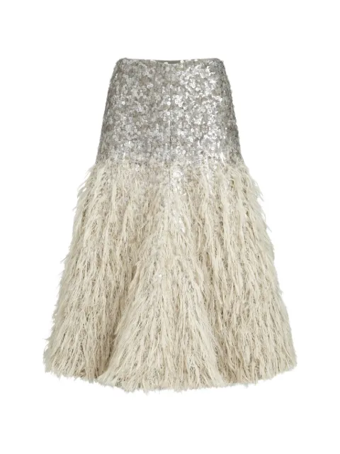 Brunello Cucinelli sequin midi skirt Neutrals MQ985G4019C9593