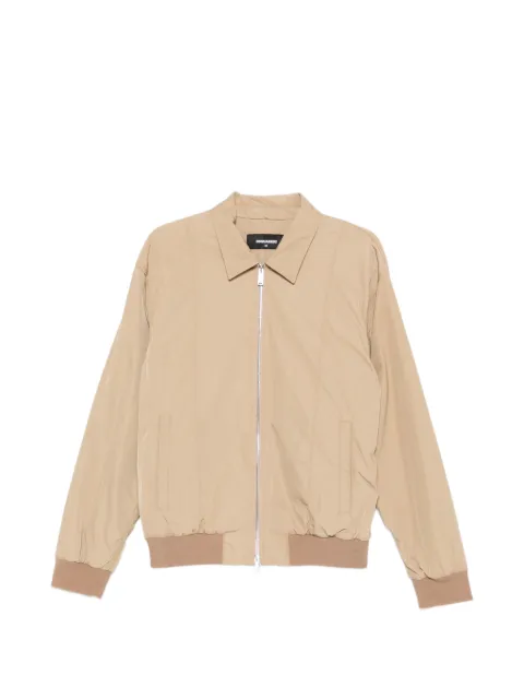 DSQUARED2 zip-up jacket Neutrals S74AM1701D35368