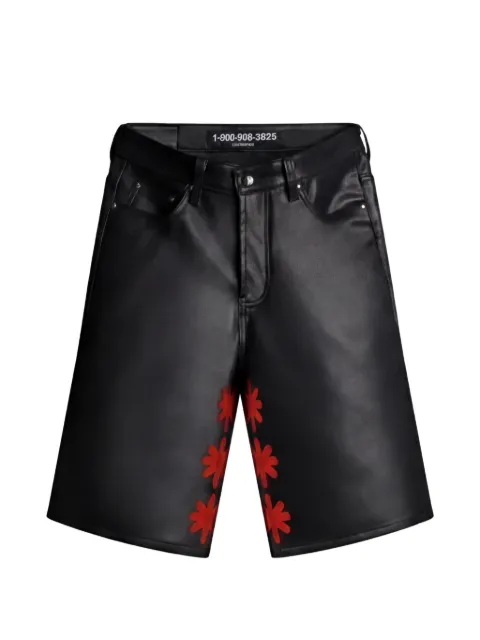 LOSTSHDWS floral-print bermuda shorts Black 10058656