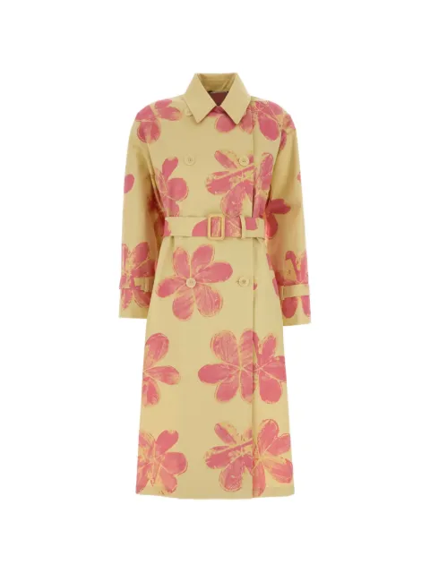 Weekend Max Mara Radioso printed cotton coat Neutrals 2615021036600