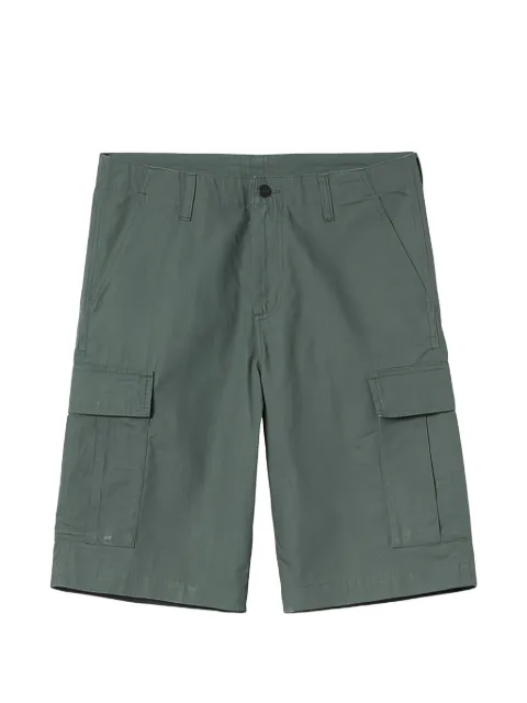 Carhartt WIP log-patch cargo shorts Green I028246