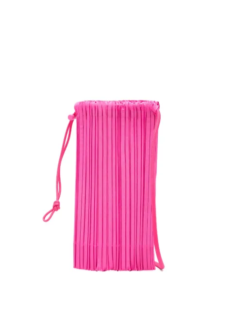 Pleats Please Issey Miyake Dewdrop pleated crossbody bag Pink PP59AG661