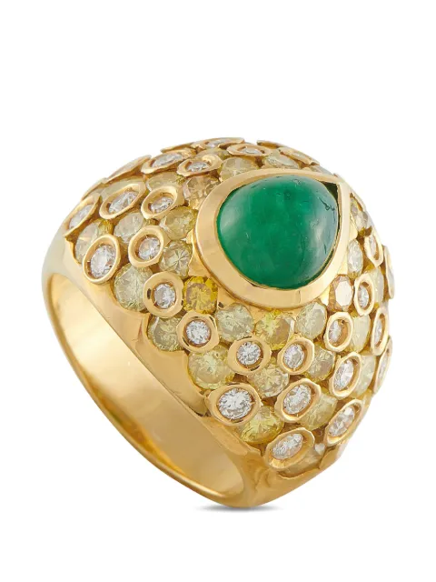 CHANTECLER diamond and emerald ring Gold CH29121525