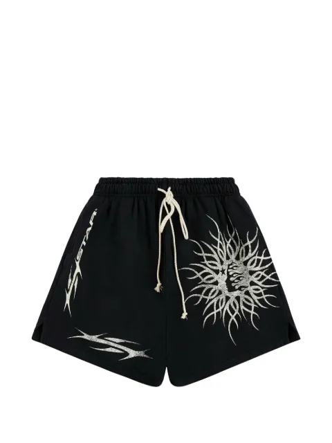 HELLSTAR Flame Yang shorts Black HSR159