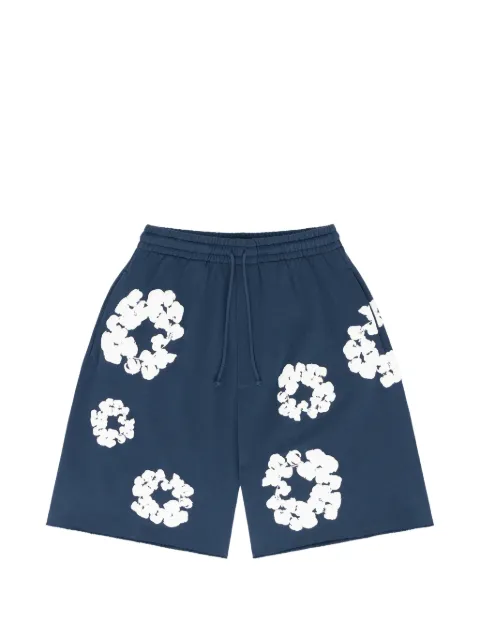 Denim Tears wreath shorts Blue DT298