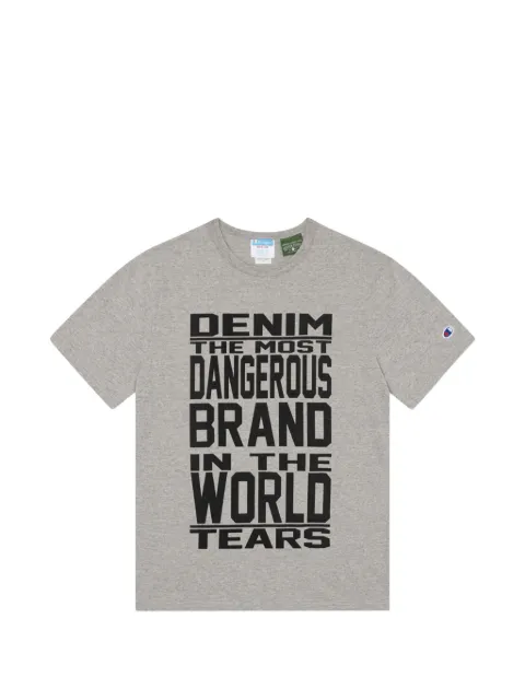 Denim Tears mission statement T-shirt Grey DT322