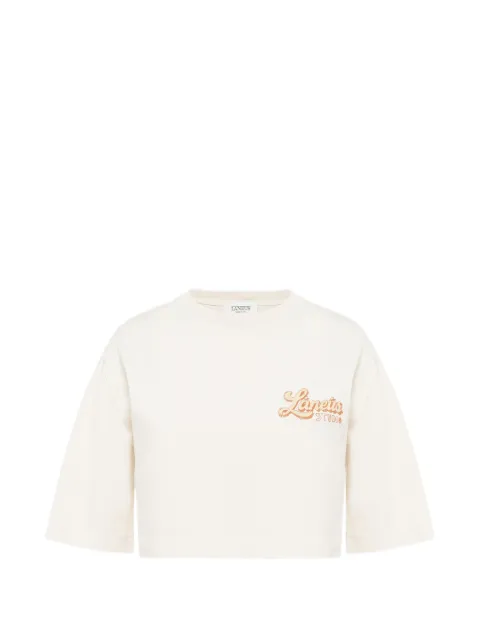 Laneus boxy fit T-shirt Neutrals S6LAWOTH198