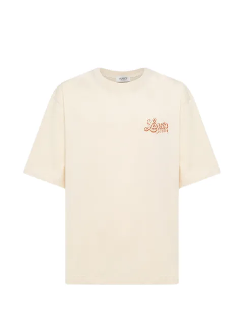 Laneus graphic-print T-shirt Neutrals S6LAMATH099