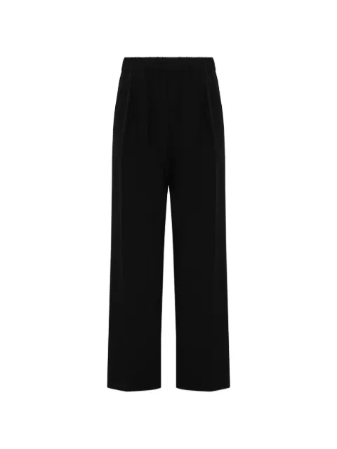 Laneus elasticated-waistband trousers Black S6LAMAPA234