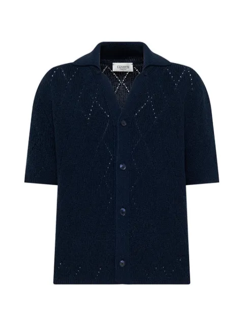Laneus short-sleeve cardigan Blue S6LAMAKS105