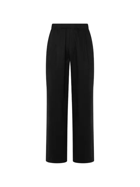 Laneus elasticated-waistband trousers Black S6LAMAPA088