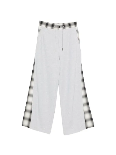 Feng Chen Wang side-detail track pants Grey FUS21TR21