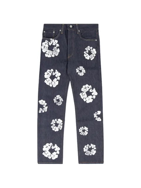 Denim Tears x Levi's wreath selvedge jeans Blue DT316
