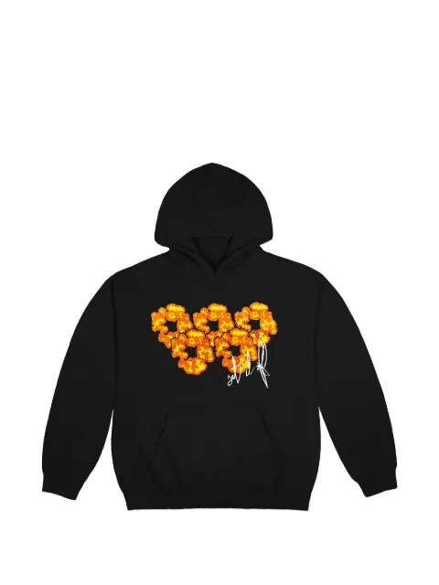 Denim Tears x Offset 5 rings graphic hoodie Black DT312